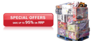 Buy clearance stock pallet with up to 95% off RRP