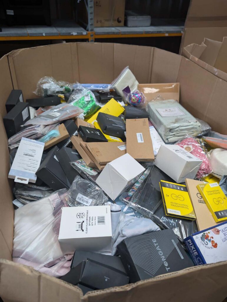 Brand new consumer products from affordable Amazon liquidation pallets for eBay and Facebook sellers
