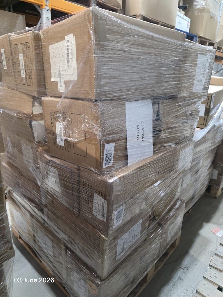 Wholesale clothing pallets end of line liquidation stock UK