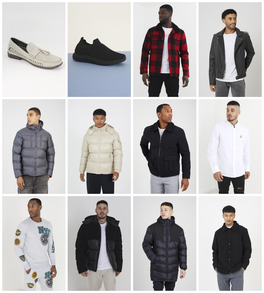 Brave Soul mens jackets clothing and footwear wholesale stock